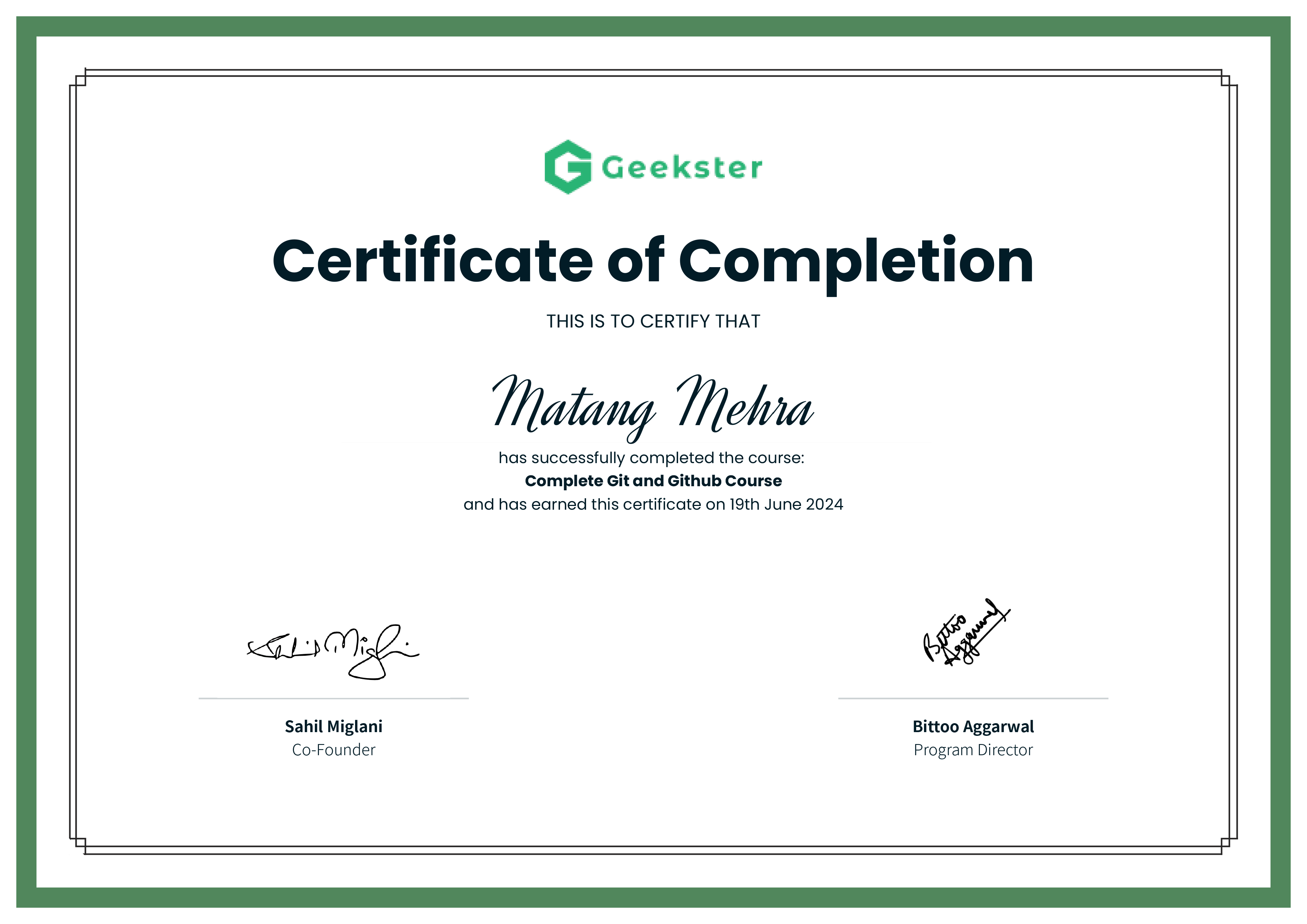 Git & Github Certification